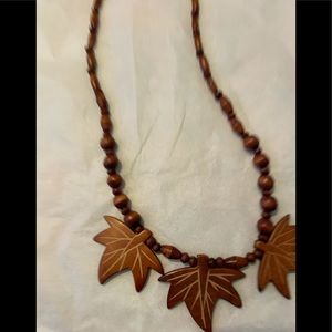 Beautiful Three Maple Leaf Necklace